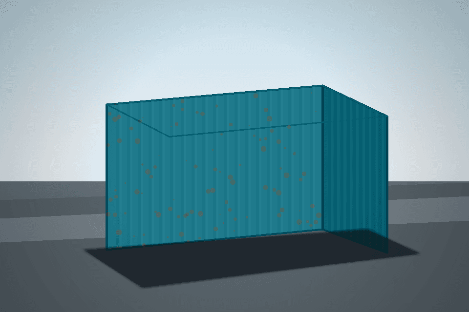 Exterior de contenedor 20 pies one-trip en Tocumen