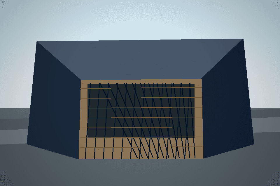 Interior de contenedor 40 High Cube seco